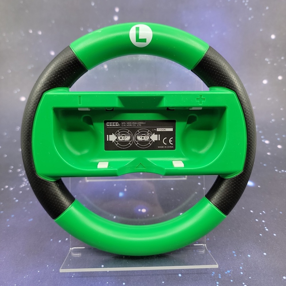 Hori Mario Kart Luigi Racing‎ Wheel NSW-054 Green for Nintendo Switch Controller